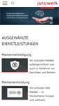 Mobile Screenshot of jurawerk.de